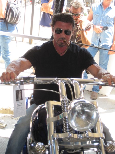 Sylvester Stallone chose 10 Bourget bikes.